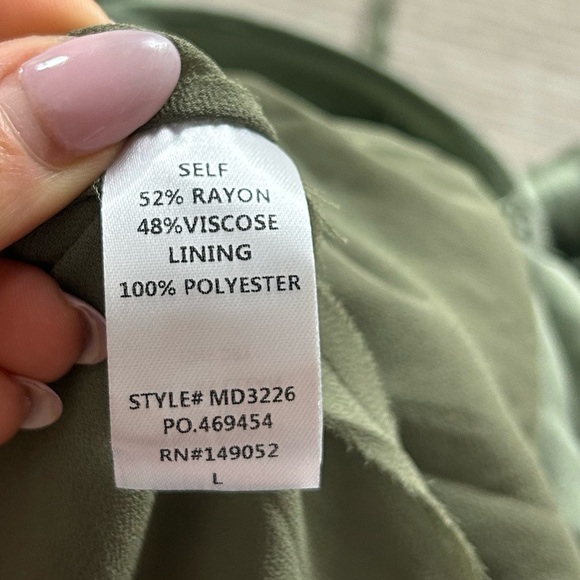 Fashion Nova Special Date Satin Maxi Dress - Olive - Picture 10 of 15